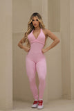 Pink jumpsuit