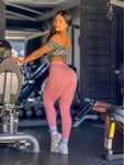 Pink tropical jumpsuit
