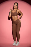 Brown wallpaper set