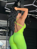 Neon wallpaper jumpsuit