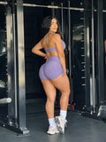 Purple wallpaper short set