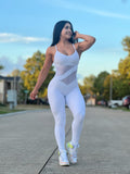 White jumpsuit