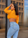 Celine orange top