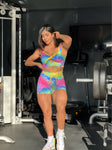 Neon snake short set