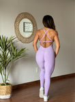 Lilac wallpaper jumpsuit