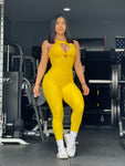 Yellow wallpaper jumpsuit