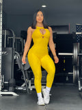 Yellow wallpaper jumpsuit