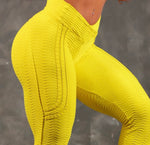 Yellow wallpaper legging