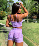 Lilac short set